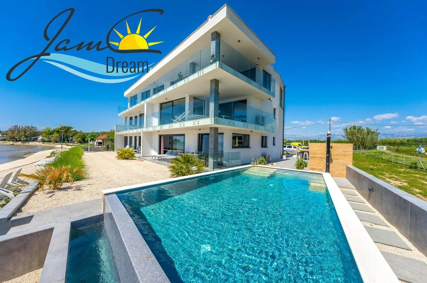 Jamc Dream Familientraum Direkt Am Meer Mit Beheiztem Pool プリヴラカ